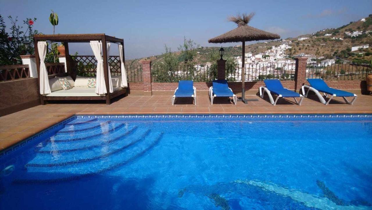 Iznate Casa Mirador Las Claras Con Piscina Privada Jardin מראה חיצוני תמונה